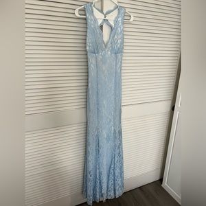 NEW! MORGAN & CO Womens Light Blue Dress Never Been Worn